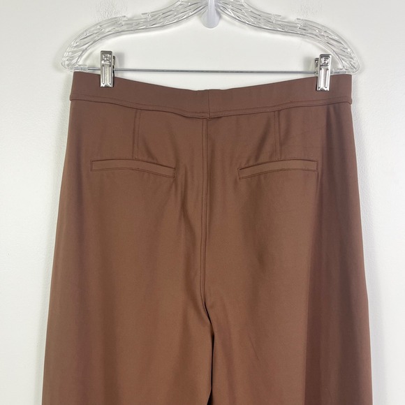 Halara Brown Pull On Wide Leg Trouser Pants Womens Large - Picture 5 of 10